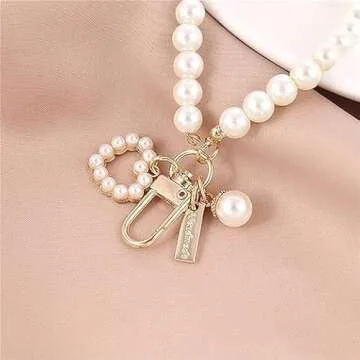 Elegant Imitation Pearl Keychain for Women - Perfect Gifts