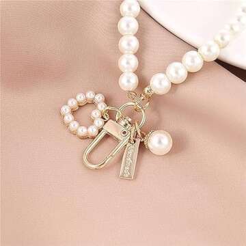 Elegant Imitation Pearl Keychain for Women - Perfect Gifts