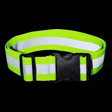 DASHGLOW Reflective Glow Belt Safety Gear for Outdoor Activities