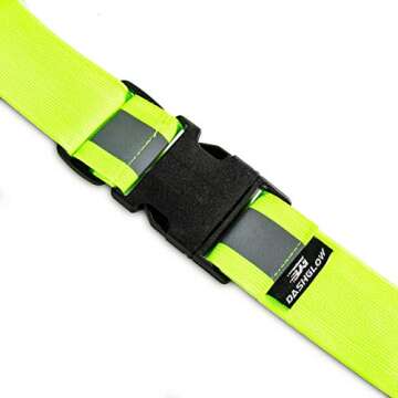 DASHGLOW Reflective Glow Belt Safety Gear for Outdoor Activities