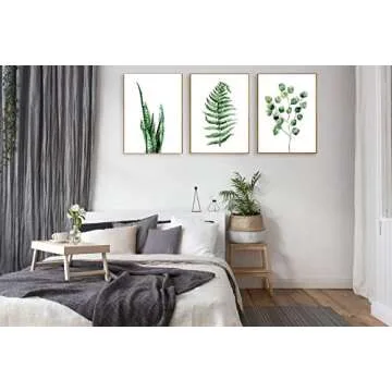 hepix 3PCS Canvas Wall Art - Beautiful Leaf Paintings