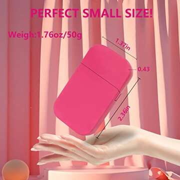 Cute Pink Flame Butane Lighter for Outdoor and Indoor Use