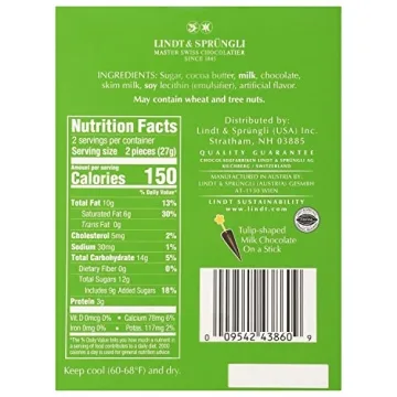 Lindt Chocolate Tulips - Delicious Easter Treats in 4 Pack