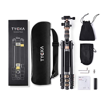 TYCKA 56” Camera Tripod for Photographers, Lightweight & Durable