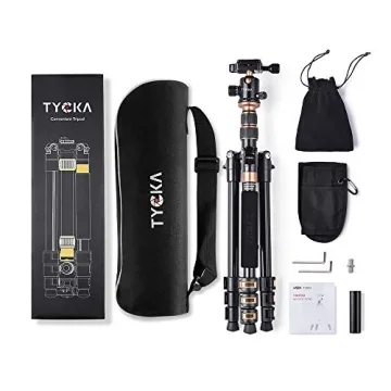TYCKA 56” Camera Tripod for Photographers, Lightweight & Durable