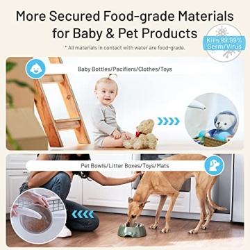 DAYOO Handheld Steam Cleaner Quick 10s Heat Fast Cleaning