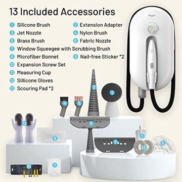 DAYOO Handheld Steam Cleaner Quick 10s Heat Fast Cleaning