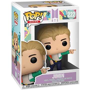 BTS Dynamite - Jimin Vinyl Figure #222 (Includes Clear Pop Box Protector Case)