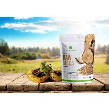 Organic Antler Farms Raw Maca Powder - 100% Pure Superfood