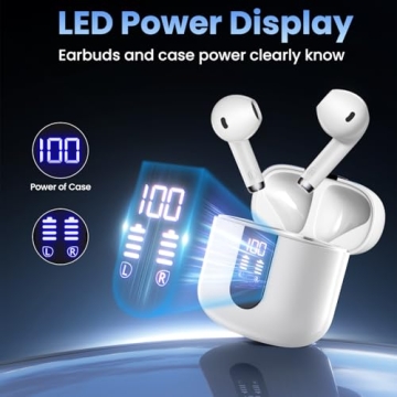 Haqquio Wireless Earbuds with Deep Bass & 48H Playtime