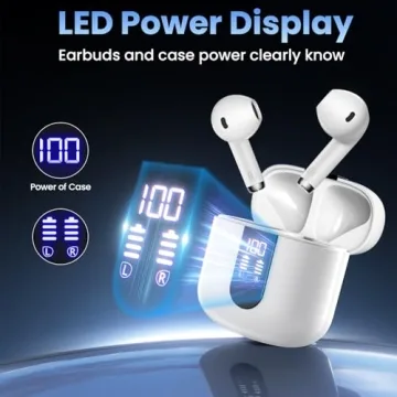 Haqquio Wireless Earbuds with Deep Bass & 48H Playtime