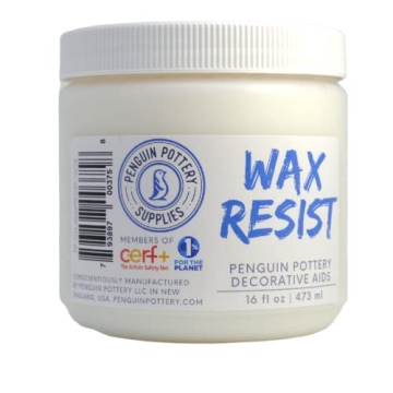 Penguin Pottery Ceramic Wax Resist: Perfect for Pottery Glazing