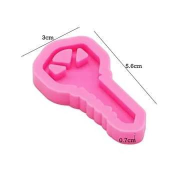 Shiny Mini Key Shape Silicone Mold - Perfect for Creative Baking!