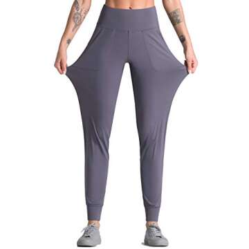 Dragon Fit Tummy Control Joggers with Pockets for Women