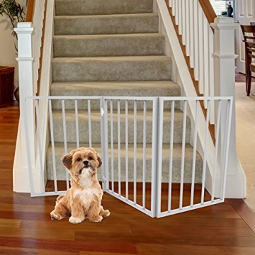 Stylish and Freestanding PETMAKER Dog Gate for Home