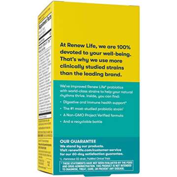 Renew Life Ultimate Flora Adult Ultimate Care Probiotic, 150 Billion, 30 Caps (Package May Vary)