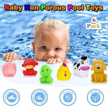 Mold-Free Bath Toys for Toddlers - Safe Fun for Water Play