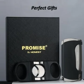 Premium Torch Lighter and Cutter Set for Men