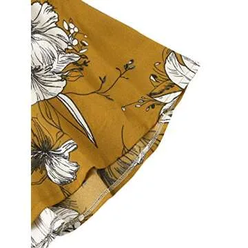Stylish SweatyRocks Floral Print Playsuit for Summer Wear