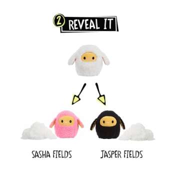 Fluffie Stuffiez Sheep Small Collectible Feature Plush - Surprise Reveal Unboxing Huggable Tactile Play Fidget DIY Ultra Soft Fluff