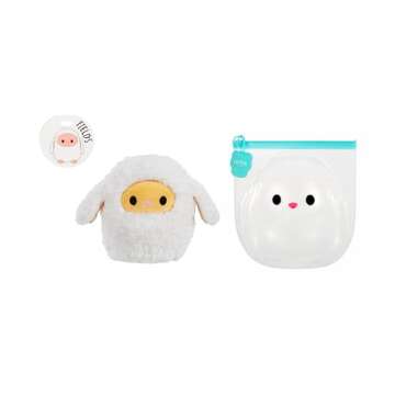 Fluffie Stuffiez Sheep Small Collectible Feature Plush - Surprise Reveal Unboxing Huggable Tactile Play Fidget DIY Ultra Soft Fluff