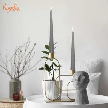 Elegant Dripless Taper Candles for Dining & Events