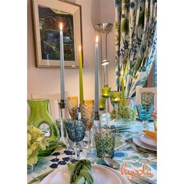 Elegant Dripless Taper Candles for Dining & Events