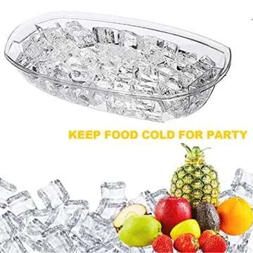 Yatmung Fruit Platter Tray for Parties Chilled Serving