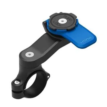 Quad Lock Motorcycle Handlebar Mount for iPhone, Samsung Galaxy and Pixel Smartphone