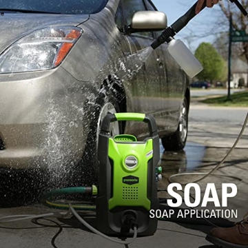 Greenworks 1600 PSI Electric Pressure Washer for Versatile Cleaning