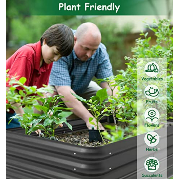 waaliji 3x3 FT Raised Garden Bed - Durable & Easy to Assemble