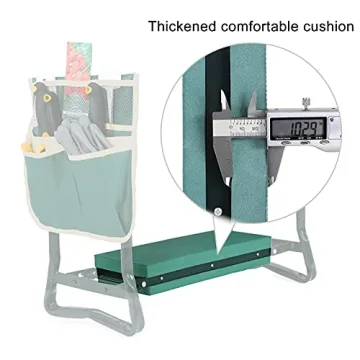 SONGMICS Garden Kneeler & Seat with Tool Bags for Comfort