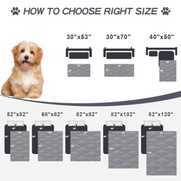 Smiry Waterproof Dog Blanket 30x70 for Pets and Furniture