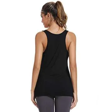 FANNOO Women's Funny Saying Fitness Racerback Tank Tops