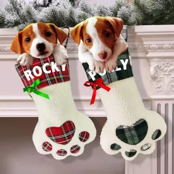 Custom Cara Nonna Christmas Stockings for Family & Pets