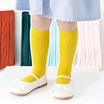 Stylish Baby Knee High Socks Unisex Cotton Stockings