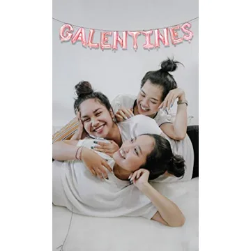 GALENTINES Rose Gold Balloon Banner for Celebrations