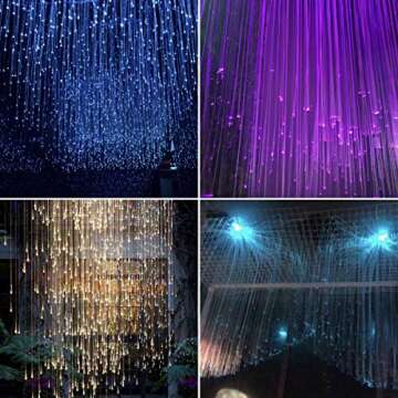 AMKI 16W Fiber Optic Curtain Light Kit for Kids Sensory Room