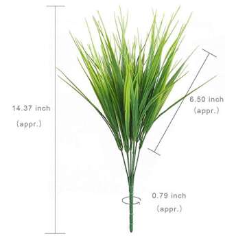 Love Planet 4-Pcs Realistic Artificial Wheat Grass Set