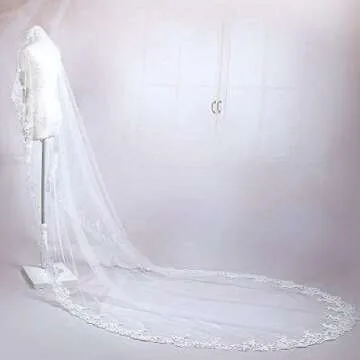 Elegant Aukmla Wedding Bridal Veil at an Affordable Price