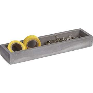 Durable Cement Pencil Cup for Stylish Desk Organization