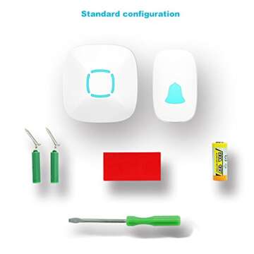 Finduat Wireless Doorbell 900ft Range & 36 Chimes Waterproof