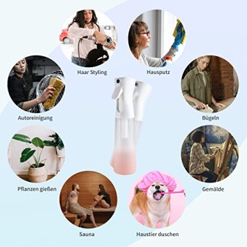 TANSHINE Continuous Spray Bottle - Pink Ombre Mister