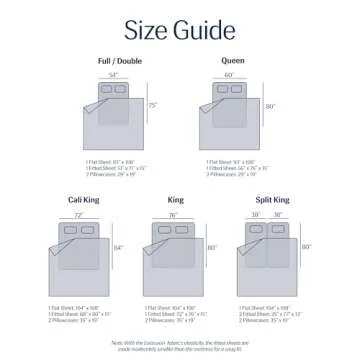 REST® Evercool®+ Cooling Sheet Set, King Size, Light Gray, Breathable Bed Sheets for Hot Sleeper and Night Sweats, with Pillowcases, with Ionic+ Self-Cleaning Silver Yarn for Sensitive Skin, 4PCS