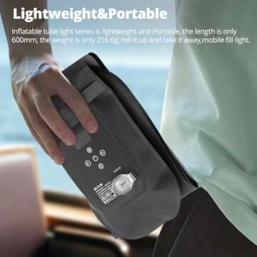 Portable Bi-Color LED Stick Light for Photographers