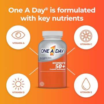 One A Day Women’s 50+ Multivitamins Tablet - Immune Health Support in 200 Count