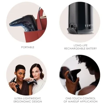 TEMPTU Airbrush Makeup Kit Light to Medium 9-Piece Set