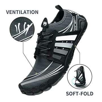 AFT AFFINEST Mens Womens Water Shoes Aqua Shoe Quick Dry Barefoot Beach Shoes for Swim Pool Yoga Out...