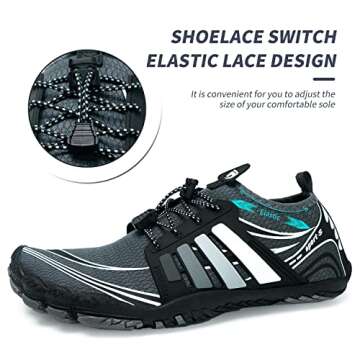 AFT AFFINEST Mens Womens Water Shoes Aqua Shoe Quick Dry Barefoot Beach Shoes for Swim Pool Yoga Outdoor Sports Surfing Driving