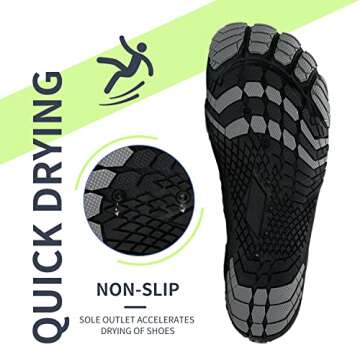 AFT AFFINEST Mens Womens Water Shoes Aqua Shoe Quick Dry Barefoot Beach Shoes for Swim Pool Yoga Outdoor Sports Surfing Driving